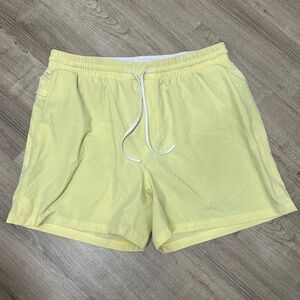 Men's Lululemon Yellow Swim Trunks